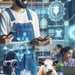 ChatGPT Creator OpenAI's Commitment to India's AI Initiative: Pioneering Technology for Agriculture, Healthcare, and Education, Concept art for illustrative purpose, tags: und - Monok