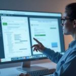 Baserow  integrates AI and automations, prioritizing European data sovereignty, Concept art for illustrative purpose, tags: und - Monok